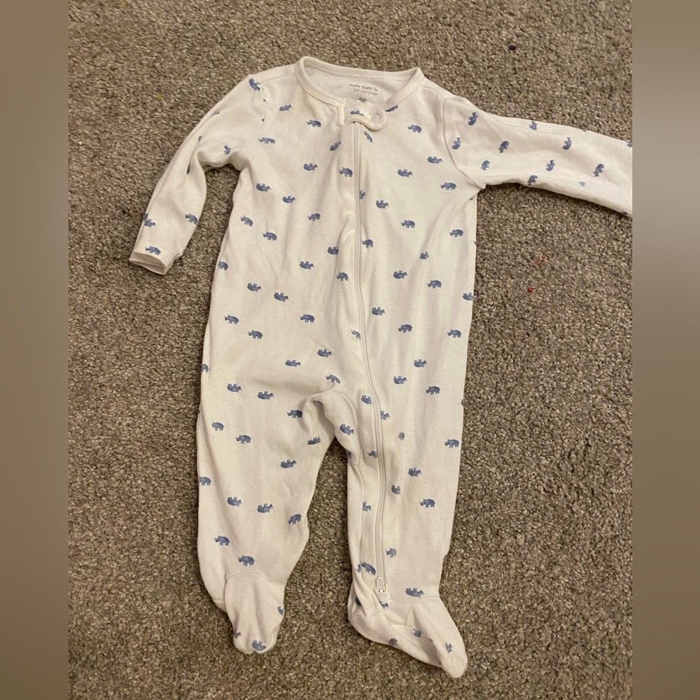 Cute white Dino footsie